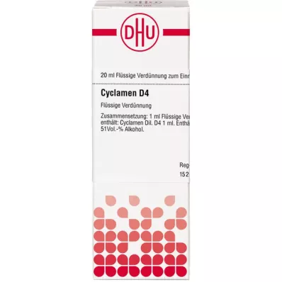 CYCLAMEN D 4 seyreltme, 20 ml