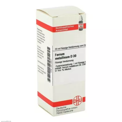 FERRUM METALLICUM D 30 seyreltme, 20 ml FERRUM METALLICUM D 30 seyreltme, 20 ml