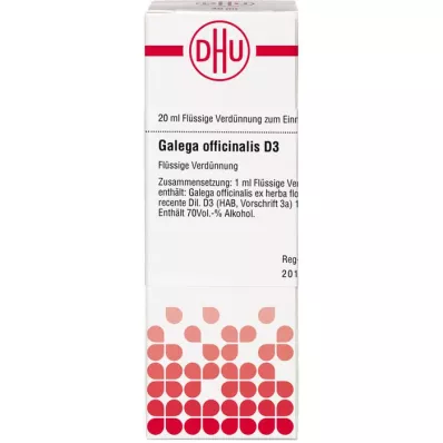 GALEGA officinalis D 3 seyreltme, 20 ml