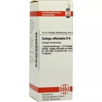 GALEGA officinalis D 6 seyreltme, 20 ml