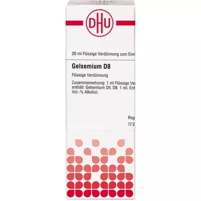 GELSEMIUM D 8 seyreltme, 20 ml