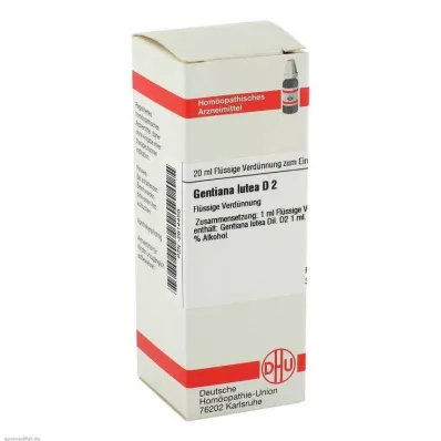 GENTIANA LUTEA D 2 seyreltme, 20 ml