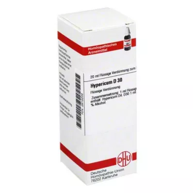 HYPERICUM D 30 seyreltme, 20 ml HYPERICUM D 30 seyreltme, 20 ml