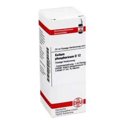 KALIUM PHOSPHORICUM D 12 seyreltme, 20 ml