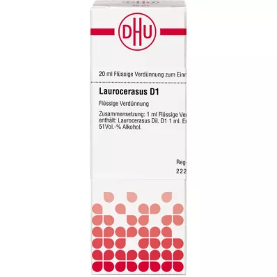 LAUROCERASUS D 1 seyreltme, 20 ml