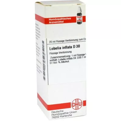LOBELIA INFLATA D 30 seyreltme, 20 ml LOBELIA INFLATA D 30 seyreltme, 20 ml