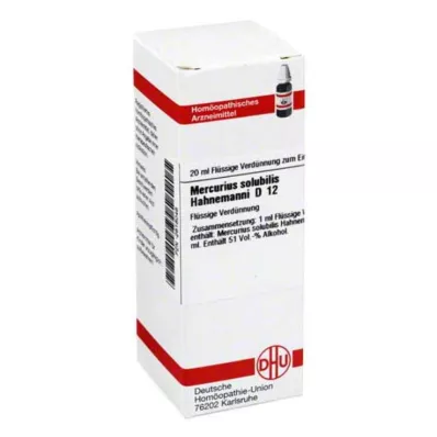 MERCURIUS SOLUBILIS Hahnemanni D 12 dilüsyonu, 20 ml