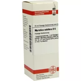 MYRISTICA SEBIFERA D 6 seyreltme, 20 ml