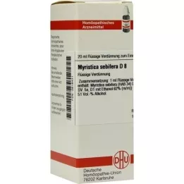 MYRISTICA SEBIFERA D 8 seyreltme, 20 ml