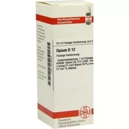 OPIUM D 12 seyreltme, 20 ml