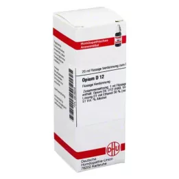 OPIUM D 12 seyreltme, 20 ml