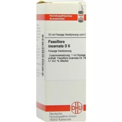 PASSIFLORA INCARNATA D 6 seyreltme, 20 ml