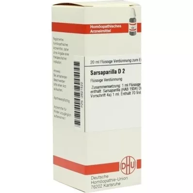 SARSAPARILLA D 2 seyreltme, 20 ml