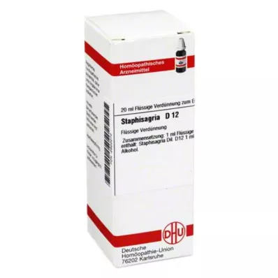 STAPHISAGRIA D 12 seyreltme, 20 ml STAPHISAGRIA D 12 seyreltme, 20 ml