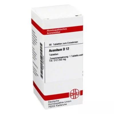 ACONITUM D 12 Tablet, 80 Kapsül