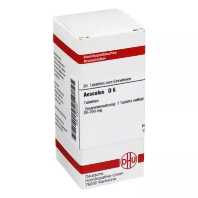 AESCULUS D 6 Tablet, 80 Kapsül AESCULUS D 6 Tablet, 80 Kapsül
