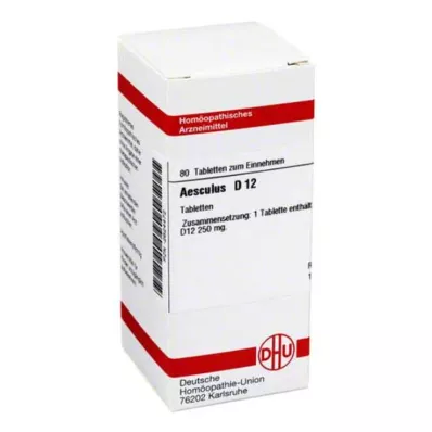 AESCULUS D 12 Tablet, 80 Kapsül AESCULUS D 12 Tablet, 80 Kapsül