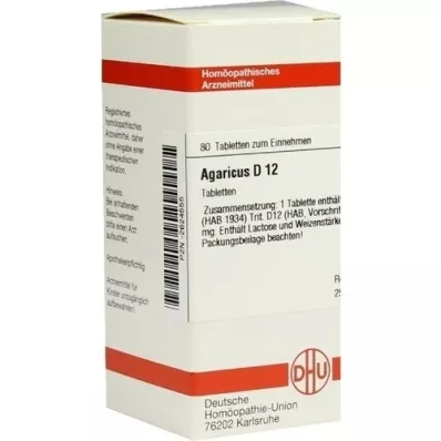 AGARICUS D 12 Tablet, 80 Kapsül