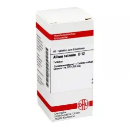 ALLIUM SATIVUM D 12 Tablet, 80 Kapsül