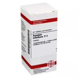 ARGENTUM METALLICUM D 6 Tablet, 80 Kapsül