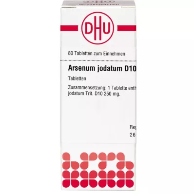 ARSENUM JODATUM D 10 Tablet, 80 Kapsül