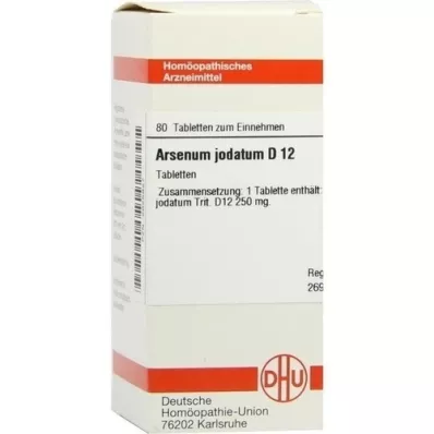 ARSENUM JODATUM D 12 Tablet, 80 Kapsül