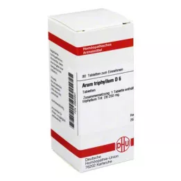 ARUM TRIPHYLLUM D 6 Tablet, 80 Kapsül