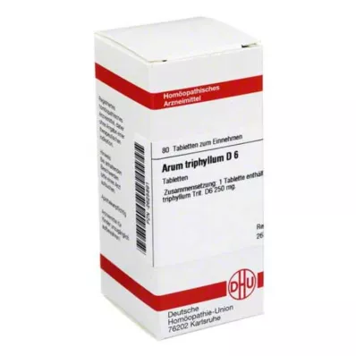 ARUM TRIPHYLLUM D 6 Tablet, 80 Kapsül