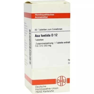 ASA FOETIDA D 12 Tablet, 80 Kapsül