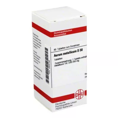 AURUM METALLICUM D 30 Tablet, 80 Kapsül