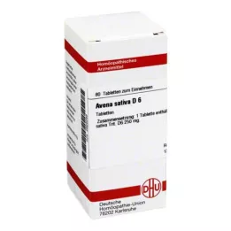 AVENA SATIVA D 6 Tablet, 80 Kapsül