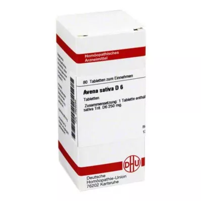AVENA SATIVA D 6 Tablet, 80 Kapsül