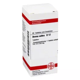 AVENA SATIVA D 12 Tablet, 80 Kapsül