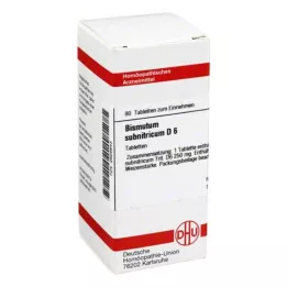 BISMUTUM SUBNITRICUM D 6 Tablet, 80 Kapsül