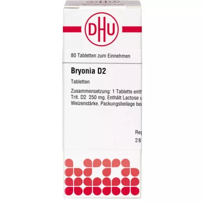 BRYONIA D 2 Tablet, 80 Kapsül