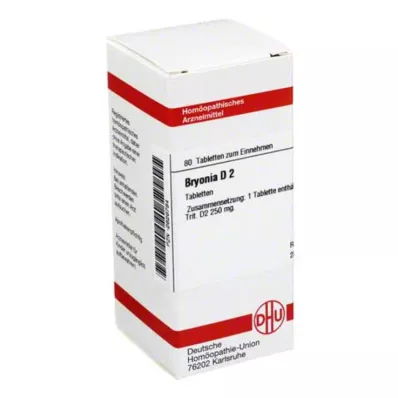 BRYONIA D 2 Tablet, 80 Kapsül
