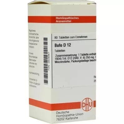 BUFO D 12 Tablet, 80 Kapsül