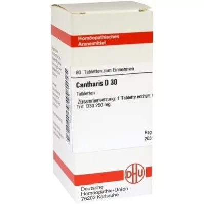 CANTHARIS D 30 Tablet, 80 Kapsül