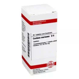 CARDUUS MARIANUS D 6 Tablet, 80 Kapsül