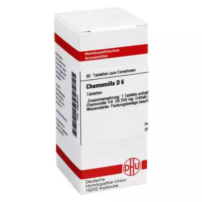 CHAMOMILLA D 6 Tablet, 80 Kapsül