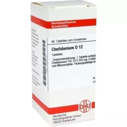 CHELIDONIUM D 12 Tablet, 80 Kapsül