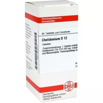 CHELIDONIUM D 12 Tablet, 80 Kapsül