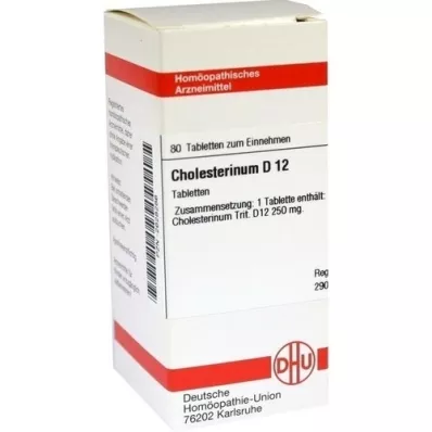 CHOLESTERINUM D 12 Tablet, 80 Kapsül