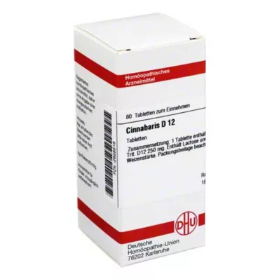 CINNABARIS D 12 Tablet, 80 Kapsül CINNABARIS D 12 Tablet, 80 Kapsül