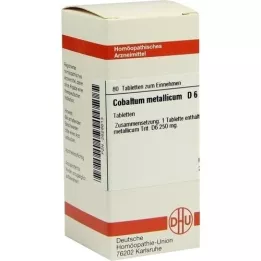 COBALTUM METALLICUM D 6 Tablet, 80 Kapsül