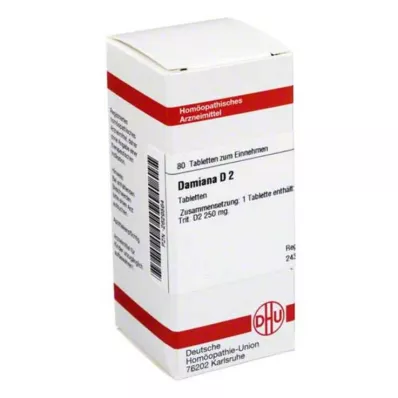 DAMIANA D 2 Tablet, 80 Kapsül DAMIANA D 2 Tablet, 80 Kapsül