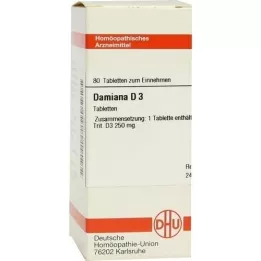 DAMIANA D 3 Tablet, 80 Kapsül