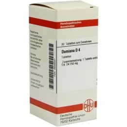 DAMIANA D 4 Tablet, 80 Kapsül