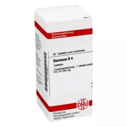 DAMIANA D 4 Tablet, 80 Kapsül