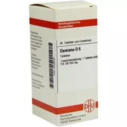 DAMIANA D 6 Tablet, 80 Kapsül